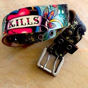 Ed Hardy leather belt